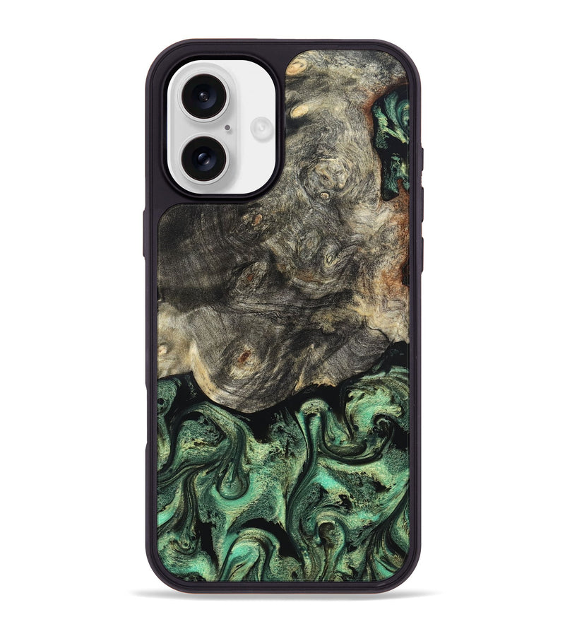 iPhone 16 Plus Wood Phone Case - Squire (Green, 824908)