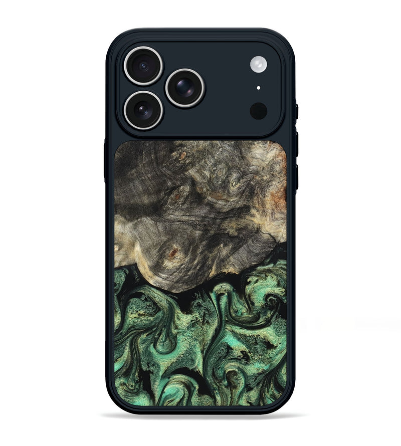 iPhone 17 Pro Max Wood Phone Case - Squire (Green, 824908)