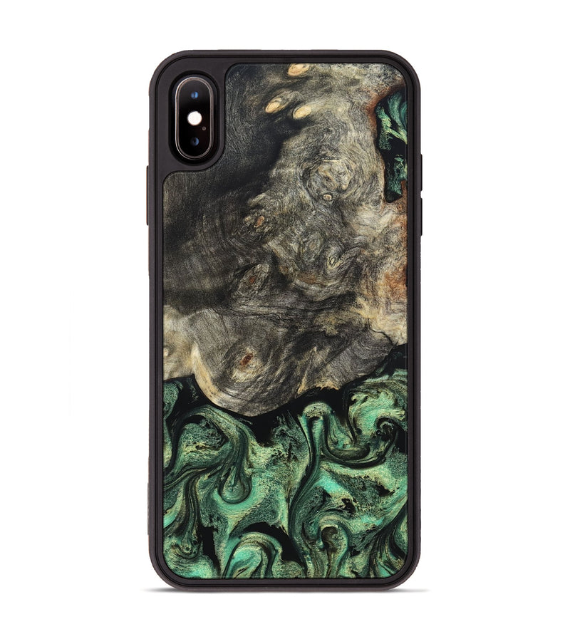 iPhone Xs Max Wood Phone Case - Squire (Green, 824908)