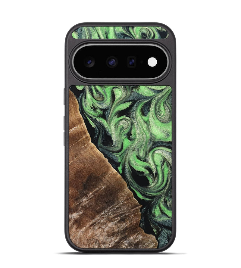 Pixel 11 Wood Phone Case - Kaylen (Green, 824909)