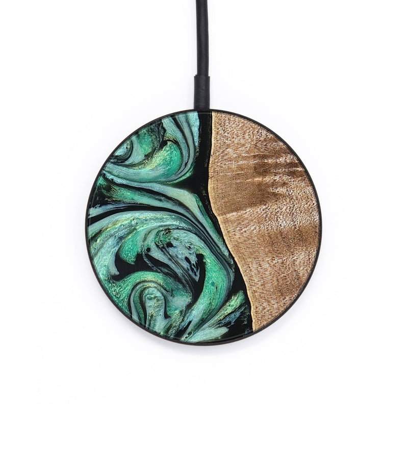 Circle Wood Wireless Charger - Raphael (Green, 824910)