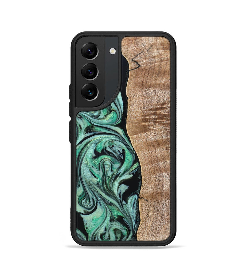 Galaxy S22 Wood Phone Case - Raphael (Green, 824910)