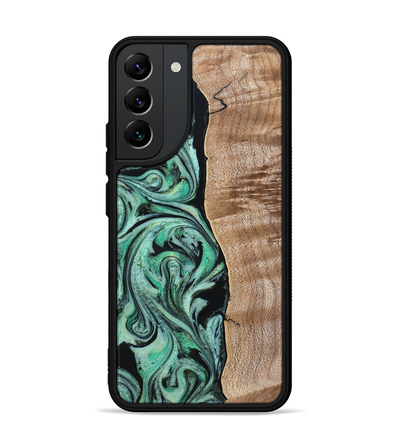 Galaxy S22 Plus Wood Phone Case - Raphael (Green, 824910)