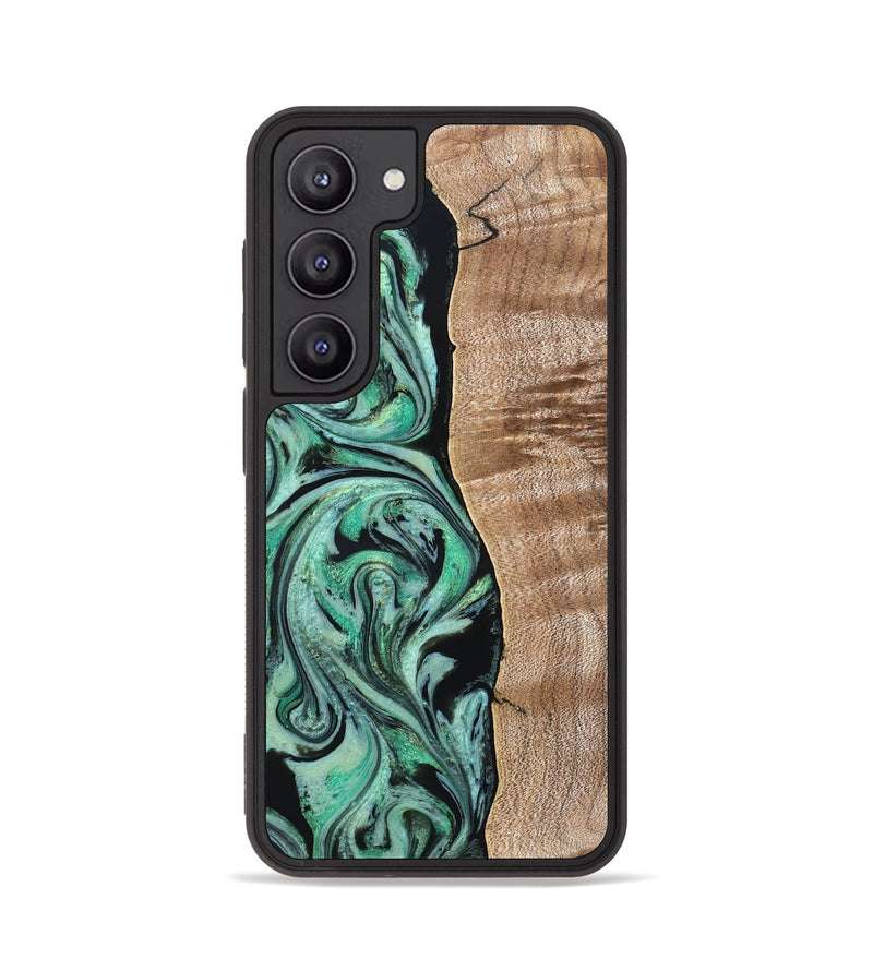 Galaxy S23 Wood Phone Case - Raphael (Green, 824910)