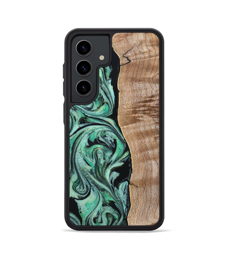 Galaxy S24 Wood Phone Case - Raphael (Green, 824910)