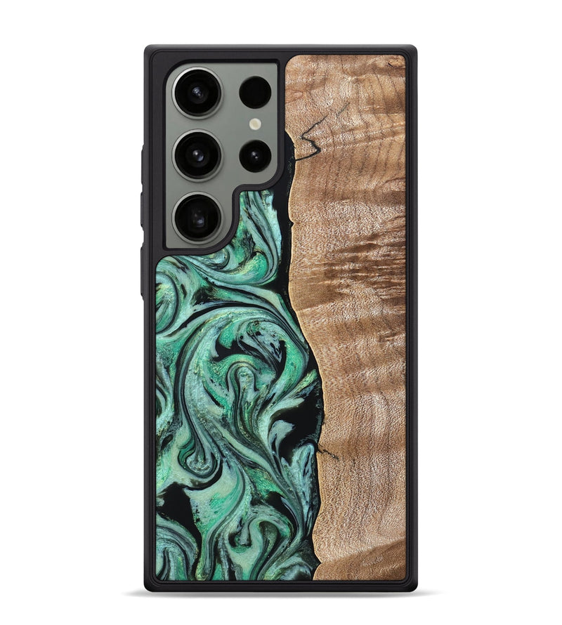 Galaxy S24 Ultra Wood Phone Case - Raphael (Green, 824910)