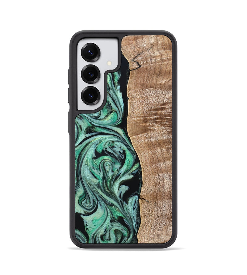 Galaxy S25 Wood Phone Case - Raphael (Green, 824910)