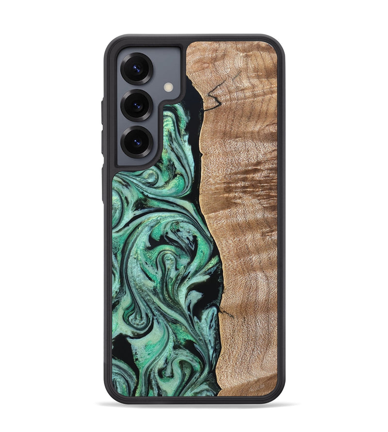 Galaxy S25 Plus Wood Phone Case - Raphael (Green, 824910)