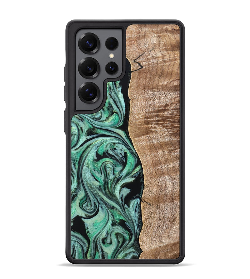 Galaxy S25 Ultra Wood Phone Case - Raphael (Green, 824910)