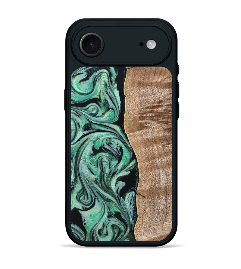 iPhone 17 Air Wood Phone Case - Raphael (Green, 824910)
