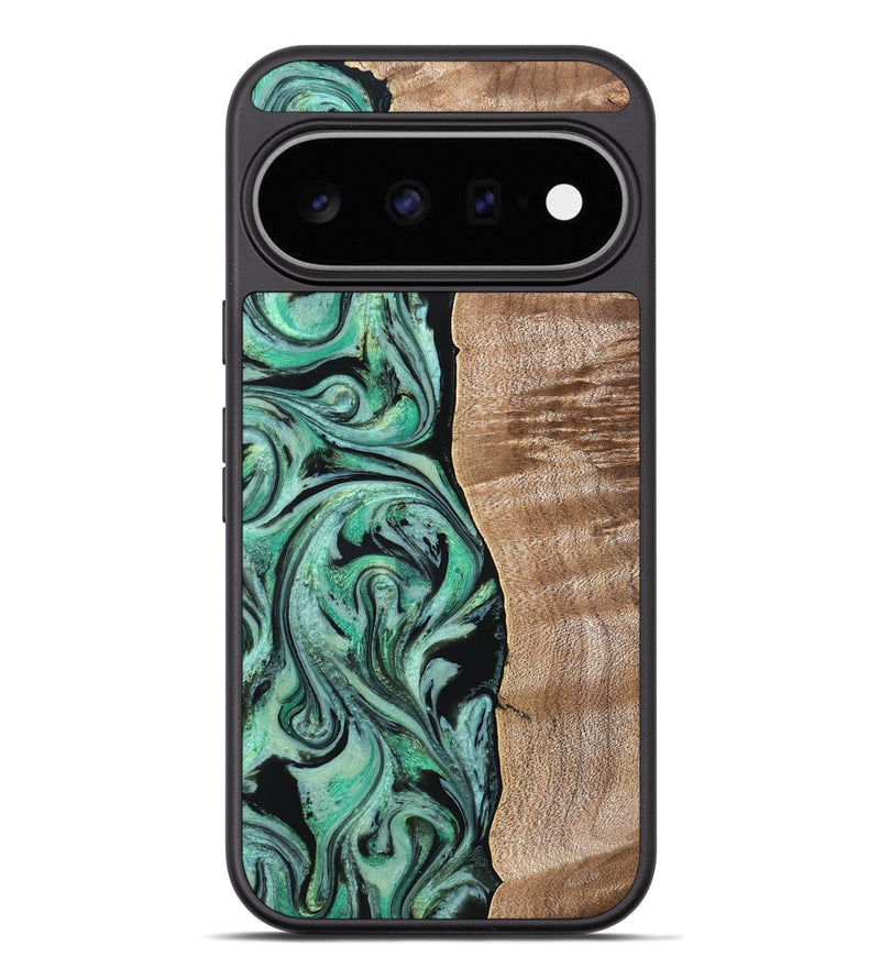 Pixel 11 Pro XL Wood Phone Case - Raphael (Green, 824910)