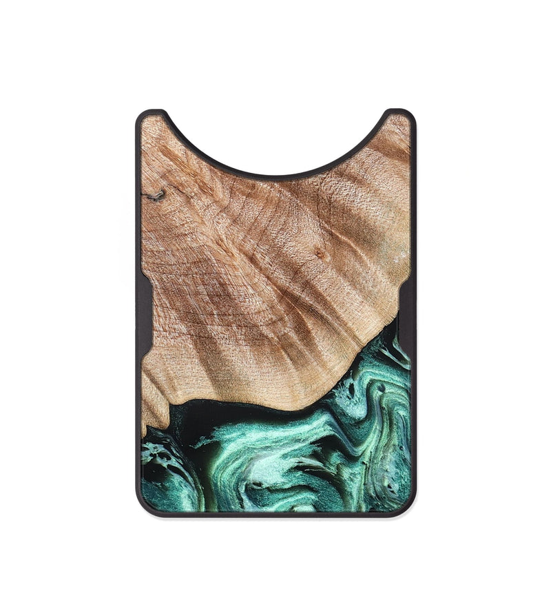 Alloy Wood Wallet - Arya (Green, 824911)