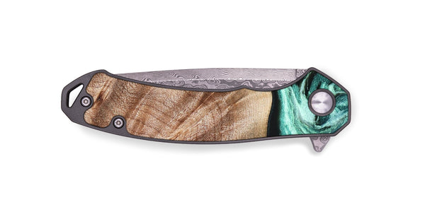 EDC Wood Pocket Knife - Arya (Green, 824911)