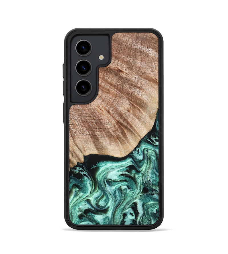 Galaxy S24 Wood Phone Case - Arya (Green, 824911)