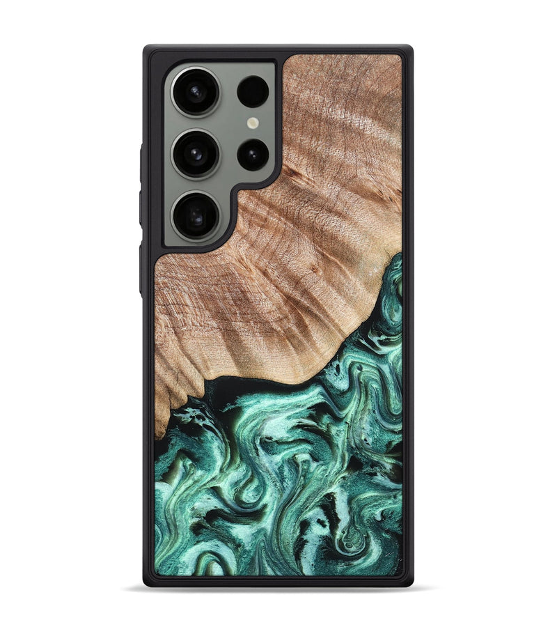 Galaxy S24 Ultra Wood Phone Case - Arya (Green, 824911)