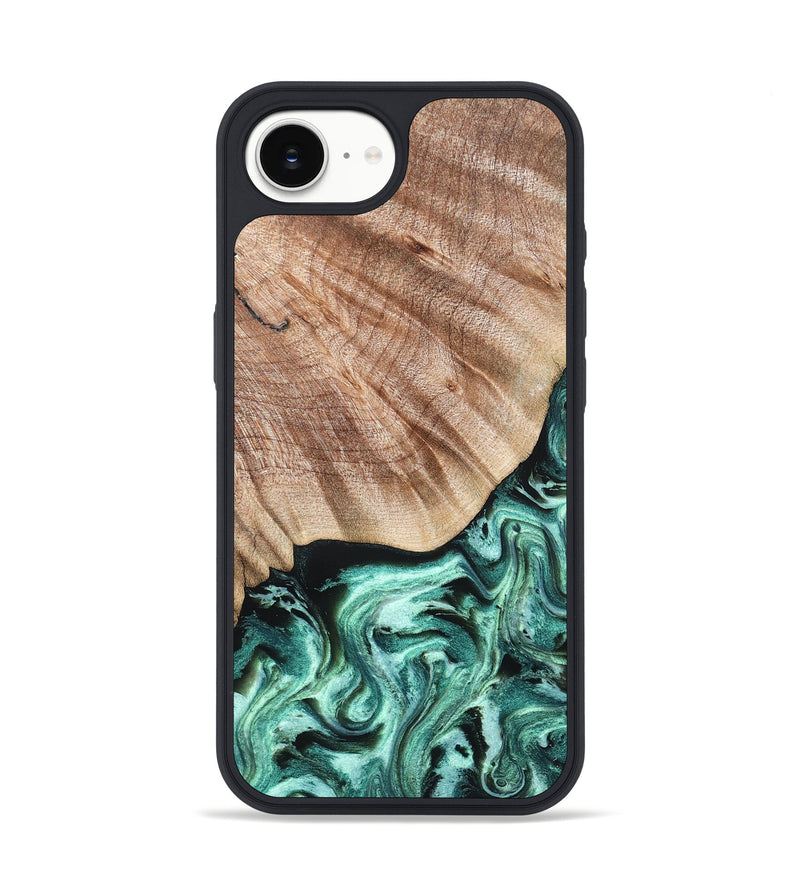 iPhone 17e Wood Phone Case - Arya (Green, 824911)