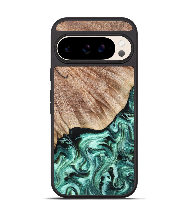 Pixel 10 Wood Phone Case - Arya (Green, 824911)