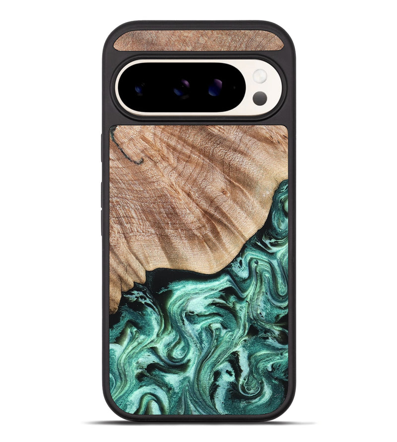 Pixel 10 Pro XL Wood Phone Case - Arya (Green, 824911)