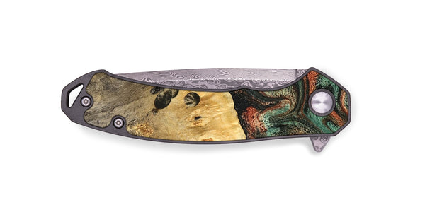 EDC Wood Pocket Knife - Liddie (Green, 824912)