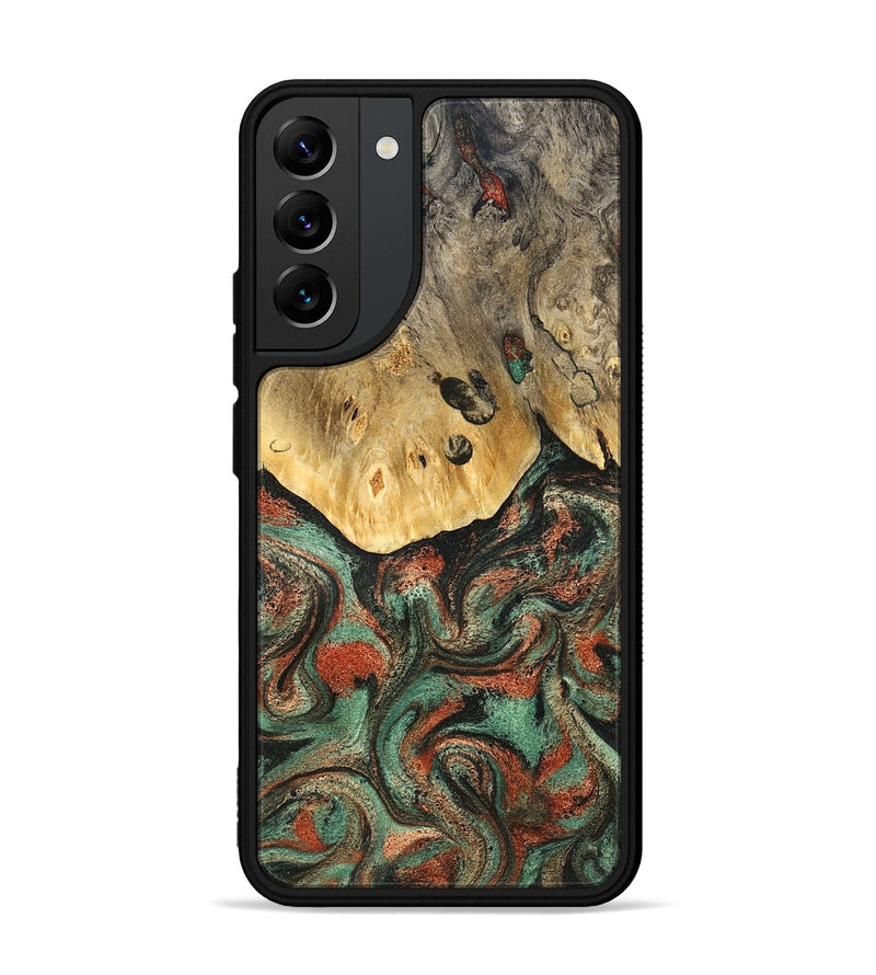 Galaxy S22 Plus Wood Phone Case - Liddie (Green, 824912)