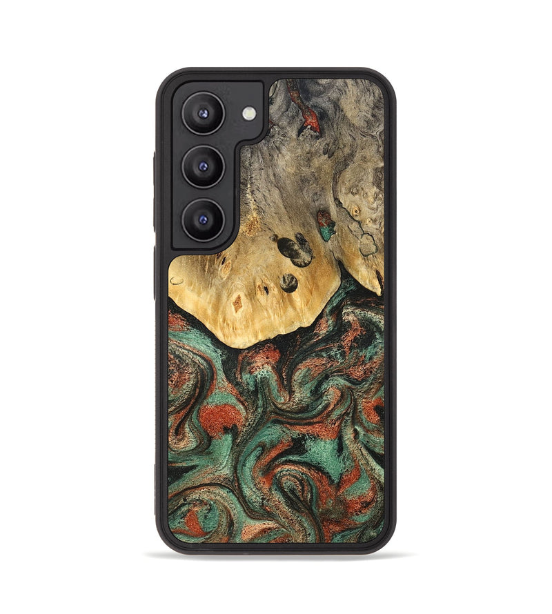 Galaxy S23 Wood Phone Case - Liddie (Green, 824912)