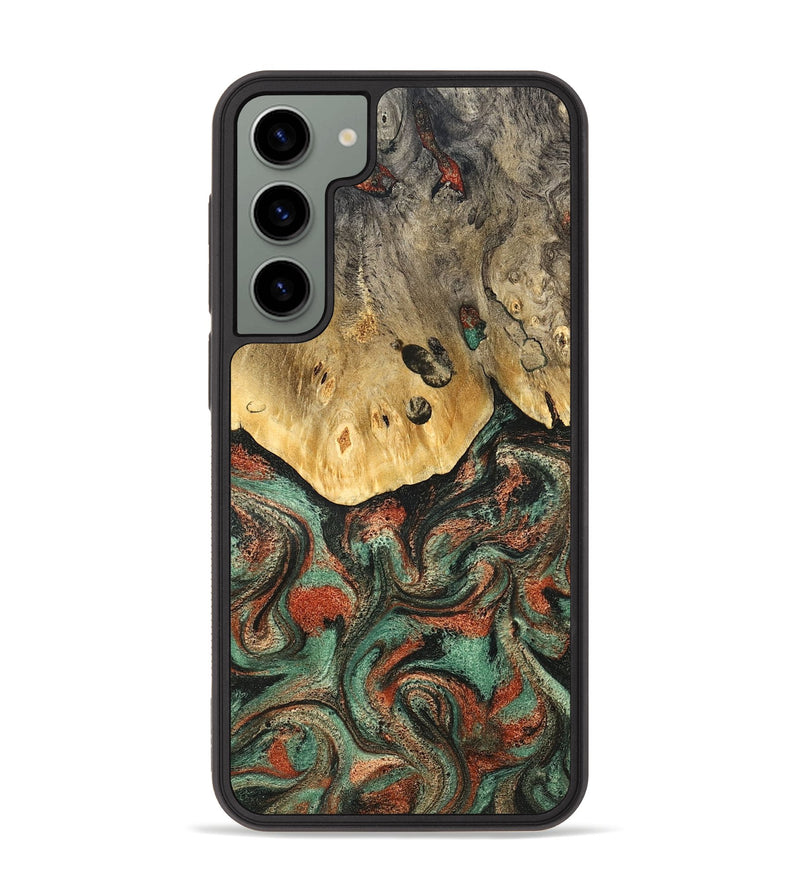 Galaxy S23 Plus Wood Phone Case - Liddie (Green, 824912)