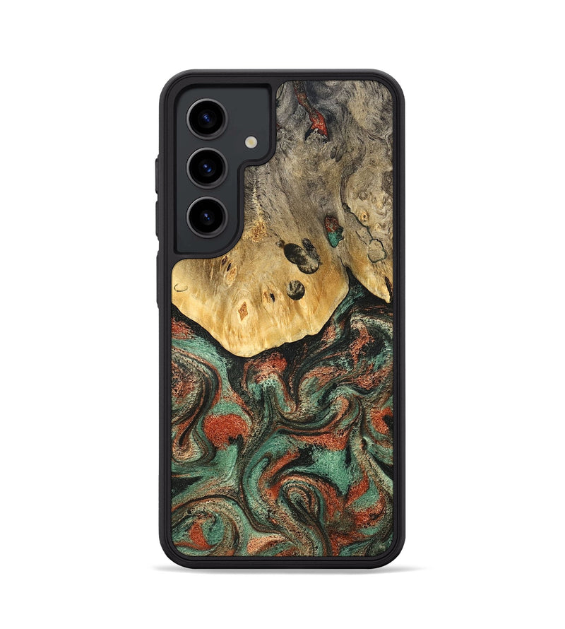 Galaxy S24 Wood Phone Case - Liddie (Green, 824912)