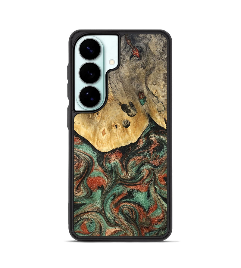 Galaxy S26 Wood Phone Case - Liddie (Green, 824912)