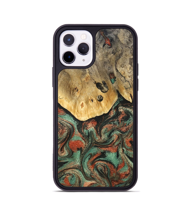 iPhone 11 Pro Wood Phone Case - Liddie (Green, 824912)