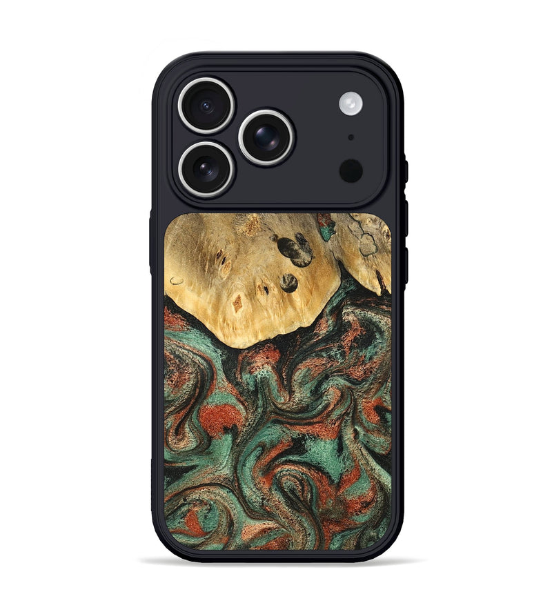 iPhone 17 Pro Wood Phone Case - Liddie (Green, 824912)