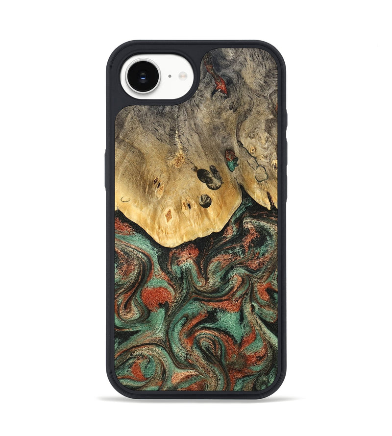 iPhone 17e Wood Phone Case - Liddie (Green, 824912)