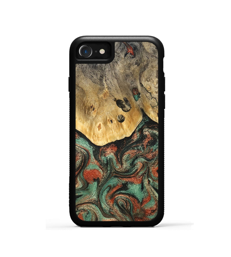 iPhone SE Wood Phone Case - Liddie (Green, 824912)