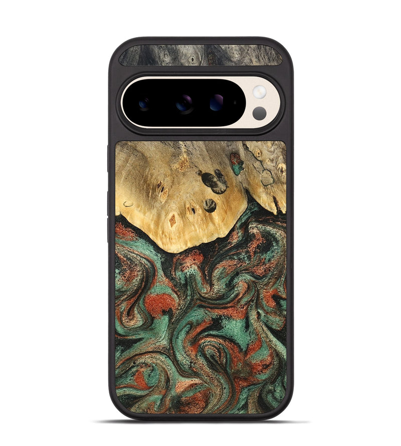 Pixel 10 Wood Phone Case - Liddie (Green, 824912)