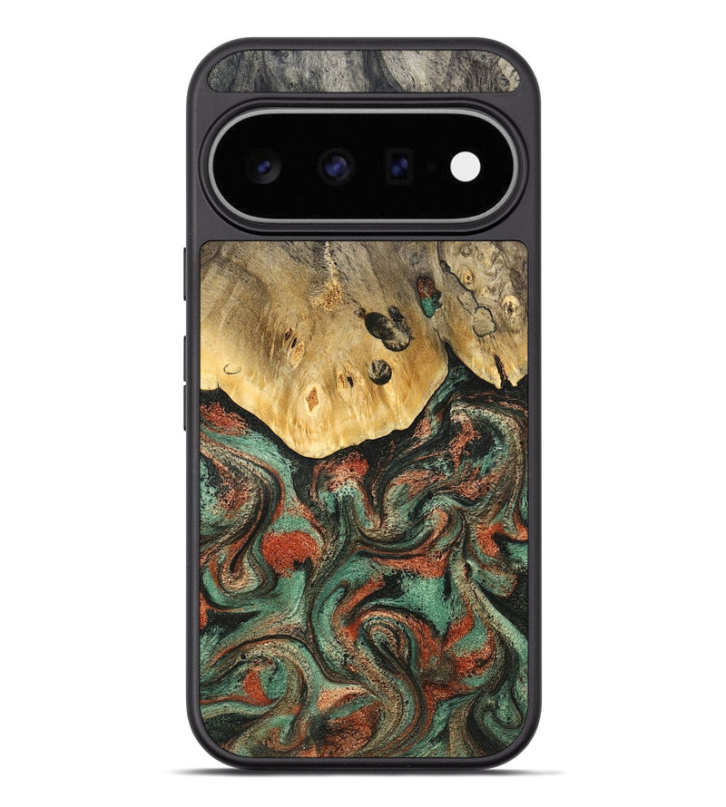 Pixel 11 Pro XL Wood Phone Case - Liddie (Green, 824912)