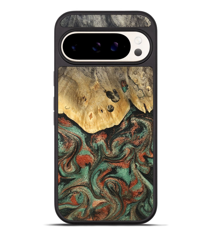 Pixel 9 Pro XL Wood Phone Case - Liddie (Green, 824912)