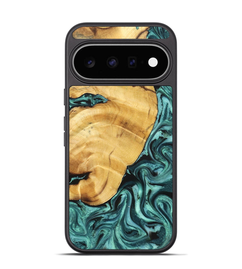 Pixel 11 Wood Phone Case - Cyril (Green, 824914)