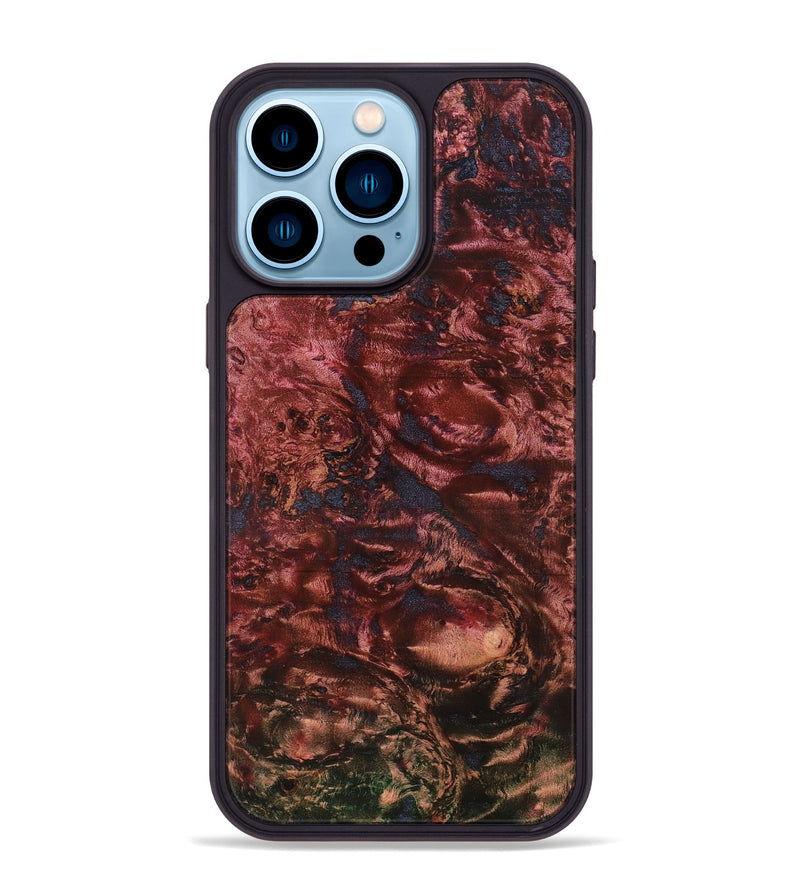 iPhone 14 Pro Max Wood Phone Case - Iker (Wood Burl, 824918)