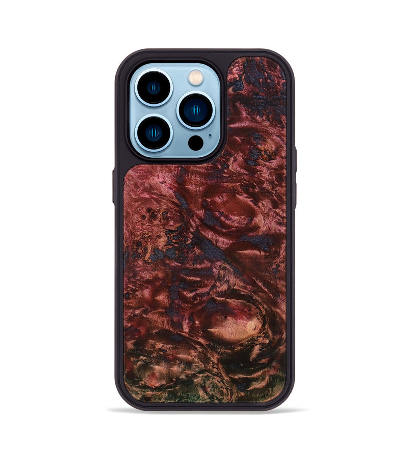 iPhone 14 Pro Wood Phone Case - Iker (Wood Burl, 824918)