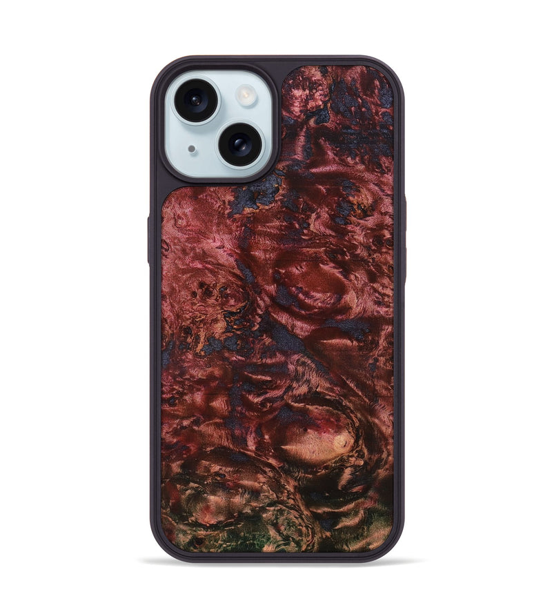iPhone 15 Wood Phone Case - Iker (Wood Burl, 824918)