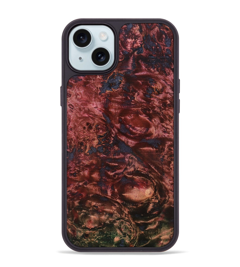 iPhone 15 Plus Wood Phone Case - Iker (Wood Burl, 824918)