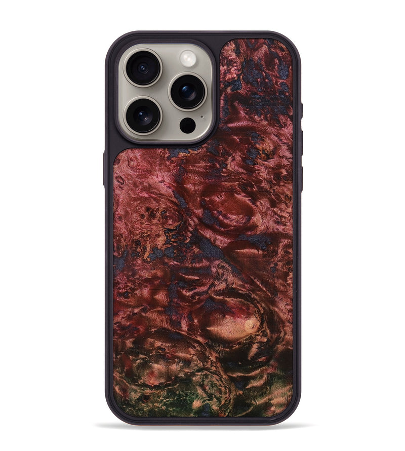 iPhone 15 Pro Max Wood Phone Case - Iker (Wood Burl, 824918)