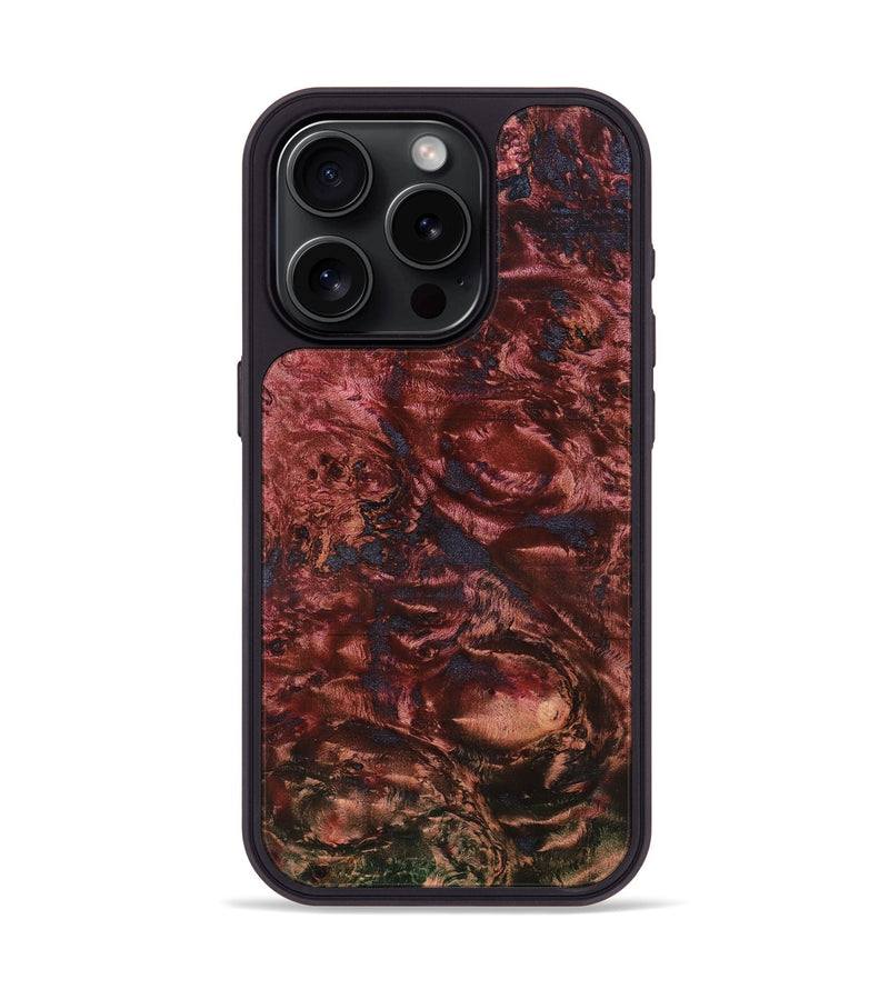 iPhone 15 Pro Wood Phone Case - Iker (Wood Burl, 824918)