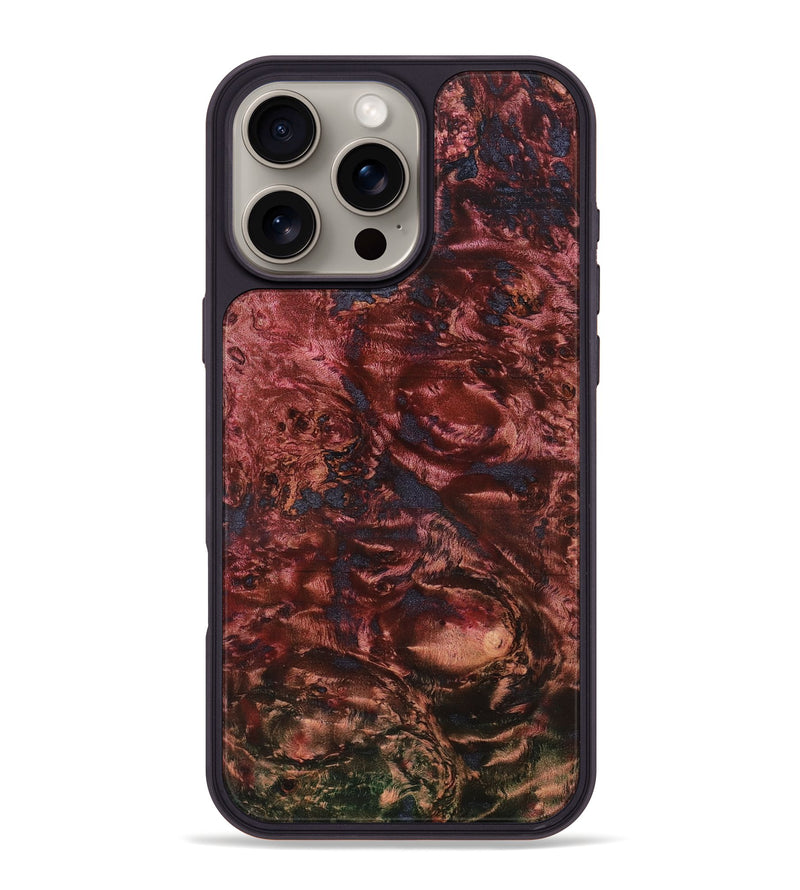 iPhone 16 Pro Max Wood Phone Case - Iker (Wood Burl, 824918)