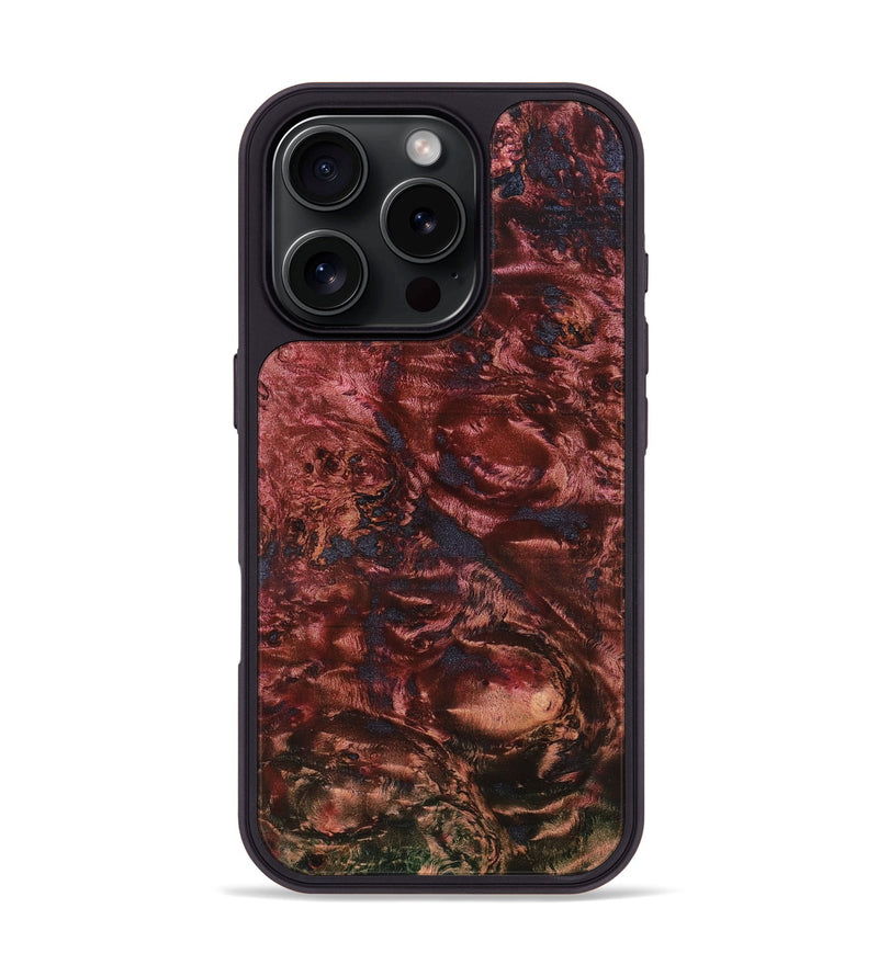 iPhone 16 Pro Wood Phone Case - Iker (Wood Burl, 824918)
