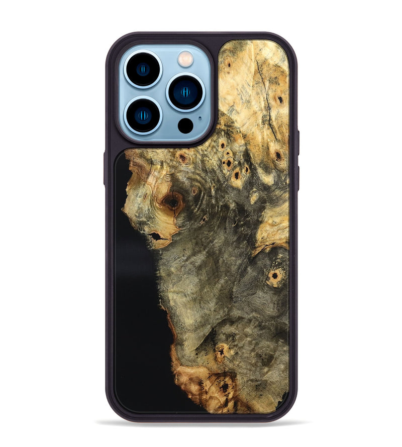 iPhone 14 Pro Max Wood Phone Case - Adella (Wood Burl, 824919)