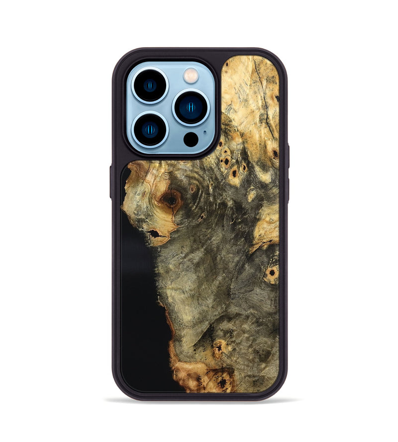 iPhone 14 Pro Wood Phone Case - Adella (Wood Burl, 824919)