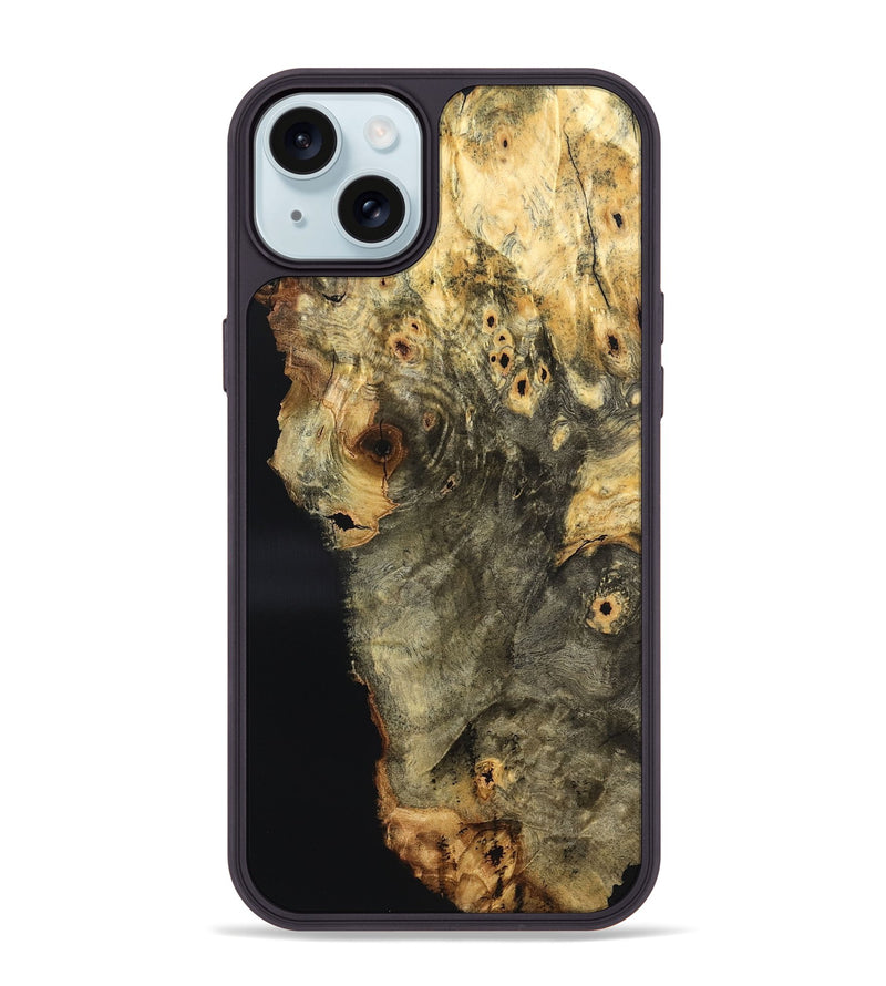 iPhone 15 Plus Wood Phone Case - Adella (Wood Burl, 824919)