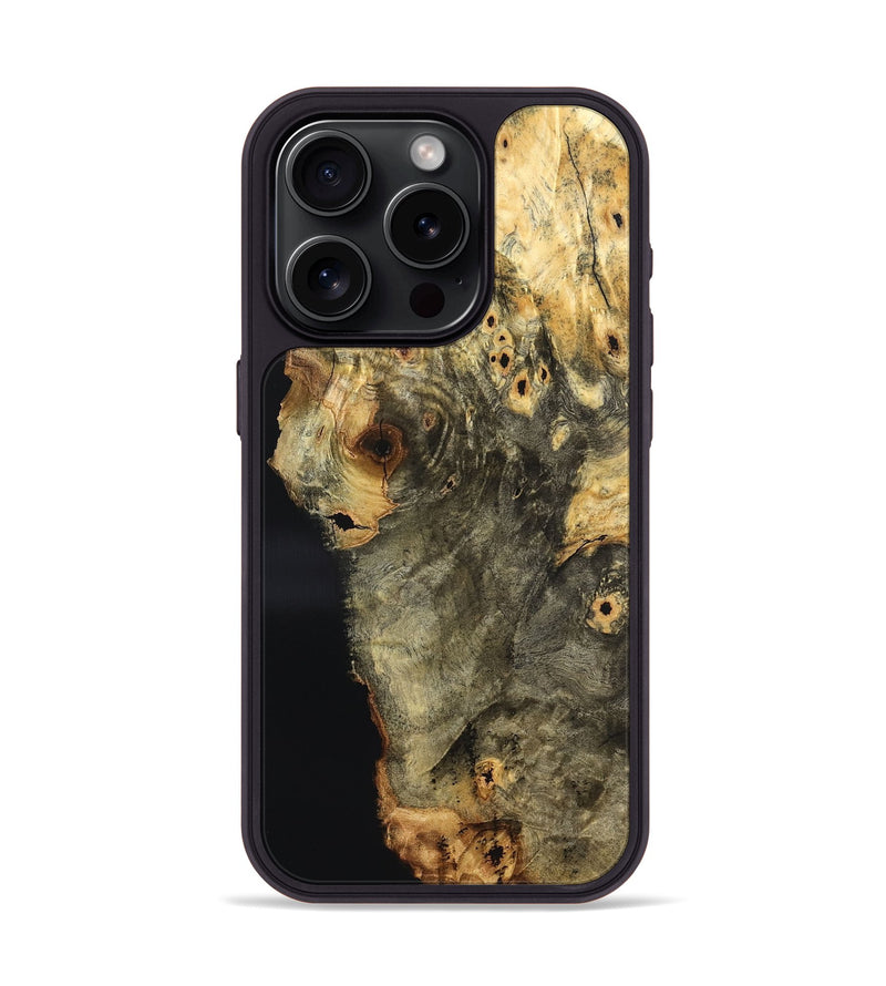iPhone 15 Pro Wood Phone Case - Adella (Wood Burl, 824919)