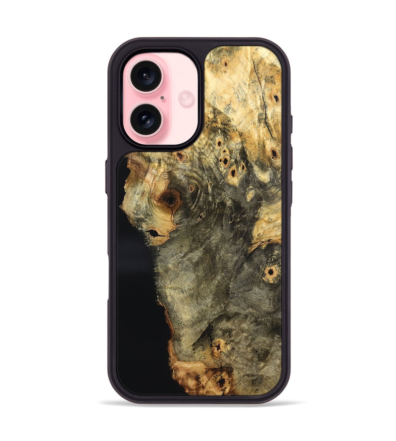 iPhone 16 Wood Phone Case - Adella (Wood Burl, 824919)