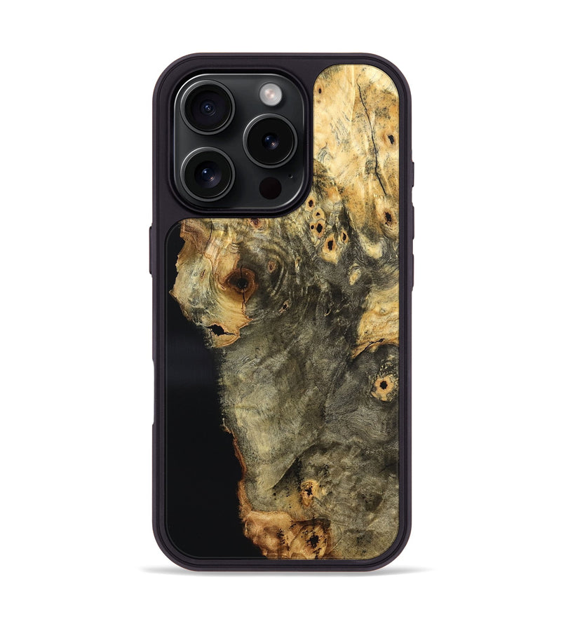 iPhone 16 Pro Wood Phone Case - Adella (Wood Burl, 824919)
